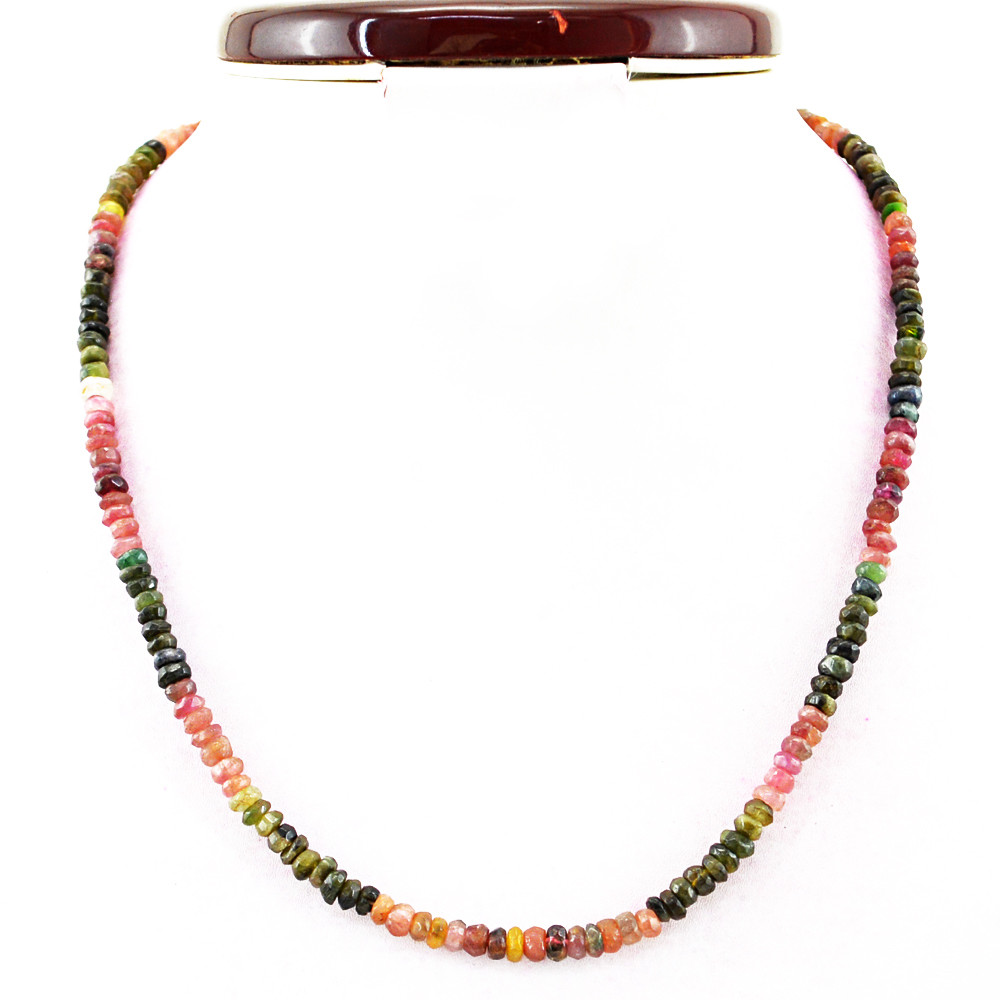Indian Summer Watermelon Tourmaline Necklace