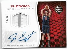Jason Smith 2016-17 Limited Phenoms Jersey Autograph #PJA-JS /99 Wizards Panini