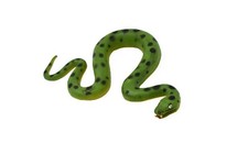 Green Anaconda, Snake, Rubber Reptile, Educational, Realistic, 14" CWG45 B181