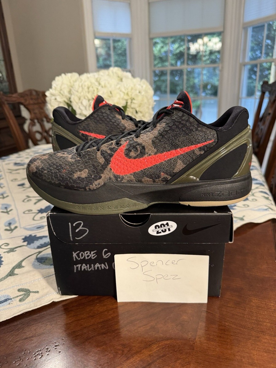 Size 13 - Nike Zoom Kobe 6 Protro 2024 Italian Camo Sample Tag PE