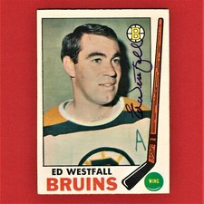 Autographed Ed Westfall 1969 O-Pee-Chee Card 29 A3