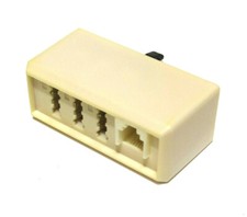 ➡️ Telefonverteiler TAE-F zu NFF + RJ11 Adapter Multi Stecker Buchse