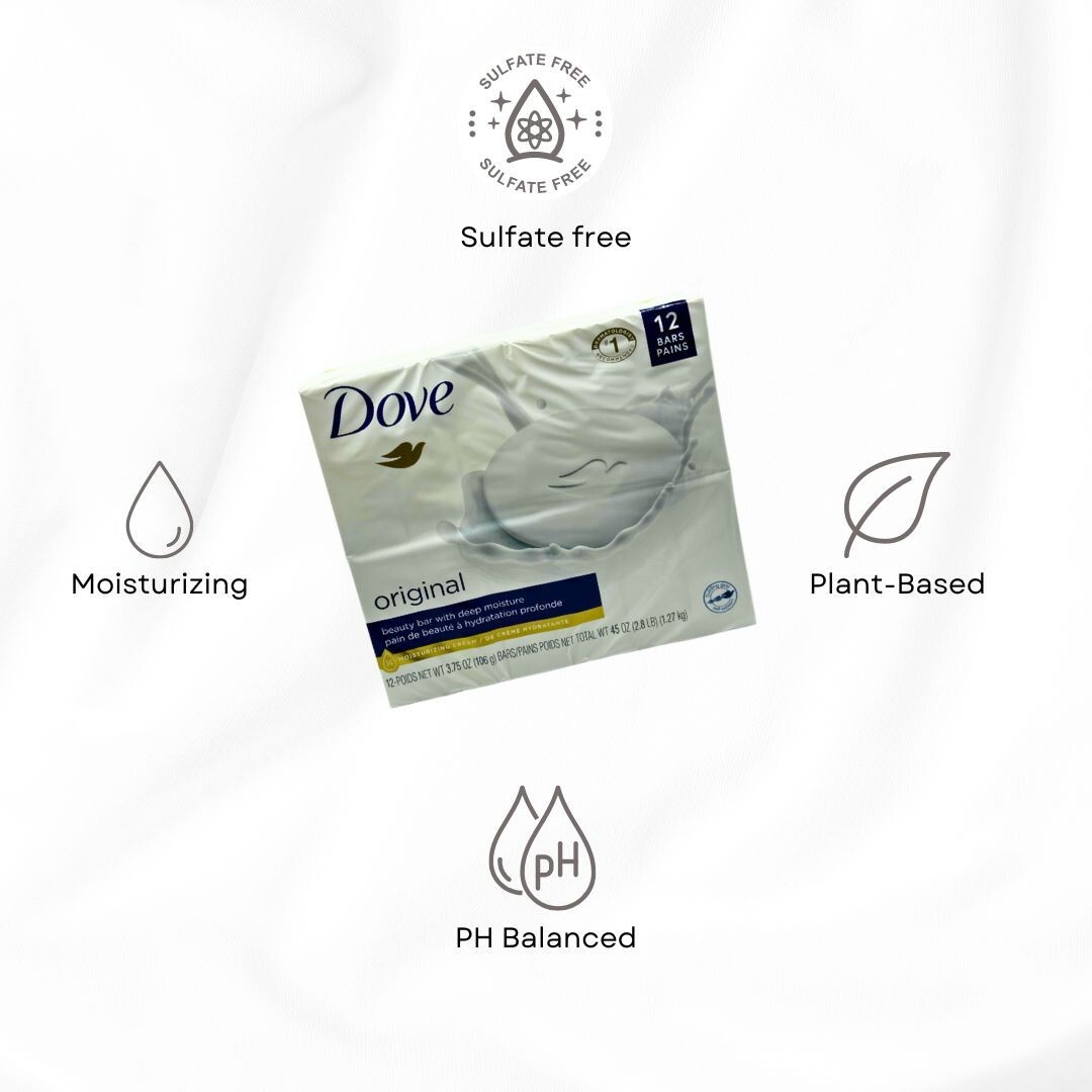 Dove - Beauty White Moisturizing Beauty Bar Soap - 12 pck - Shrinked - NEW