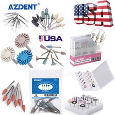 Dental Composite Polishing Kit Rubber Polisher Resin Base Polishing Diamond Burs