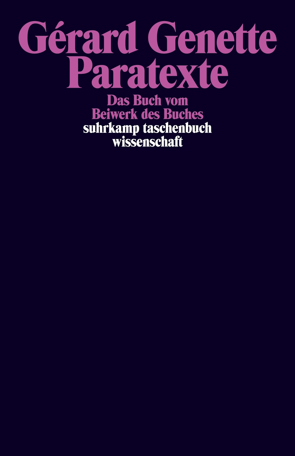 Thumbnail - Gérard Genette; Dieter Hornig; Harald Weinrich / Paratexte