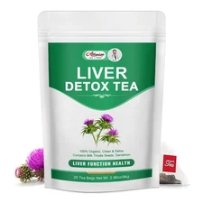 Liver Cleanse & Detox Support Liver Detox Tea Herbal Kidney and Pancrea