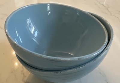 2 Studio Nova Samba Blue 8  Tilted Pasta/Soup Bowls discontinued ￼