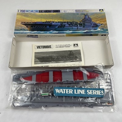 Aoshima 1/700 Water Line Series H.M.S. Aircraft Carrier Victorious Model Kit
