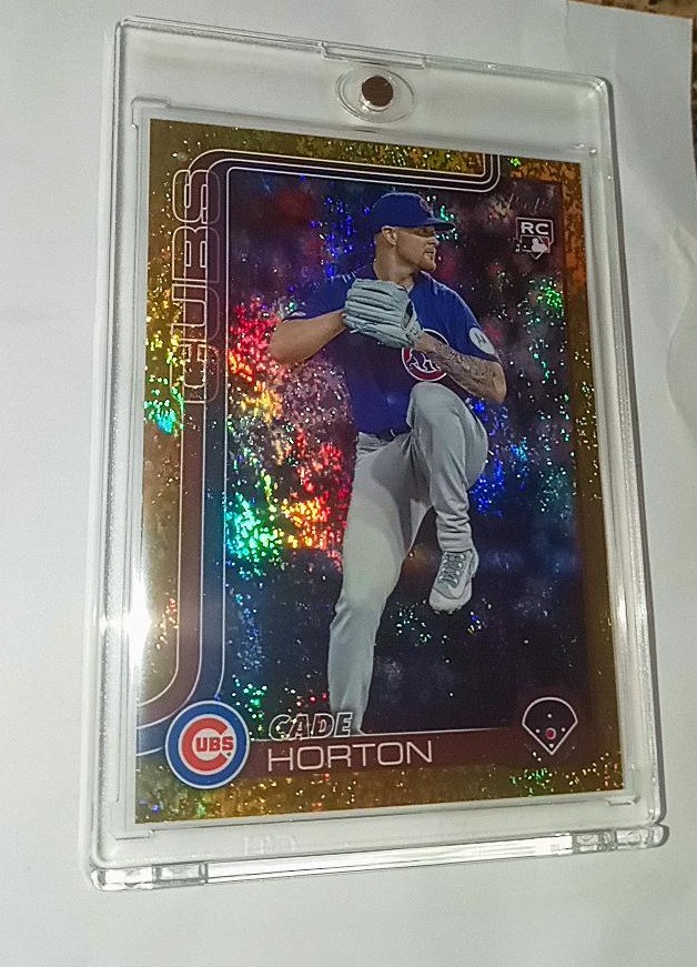 2025 Topps Update Cade Horton #US140 Gold Foil /50 RC Grade It Cubs Ssp 🔥