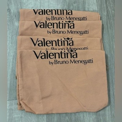 Valentina by Bruno Menegatti Disty Pink Drawstring Bag: 4 Bags