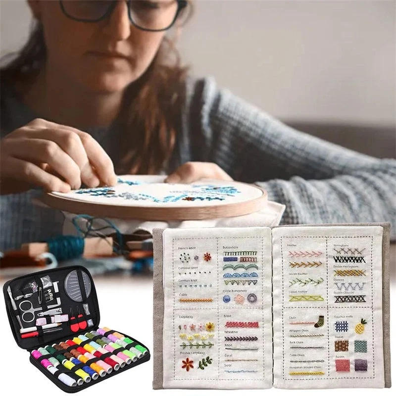 Embroidery Stitch Book Embroidery Sewing Tools Book for Beginners & Enthusiasts~ - Image 2 of 4