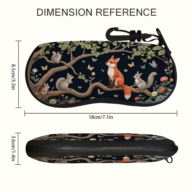 Occhiali da sole Woodland Fox con custodia morbida foto 3