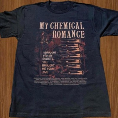 Retro I Brought You My Bullets My Chemical Romance Graphic Cotton Unisex T-Shirt