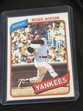 1980 Topps Set-Break #600 Reggie Jackson NM-MT