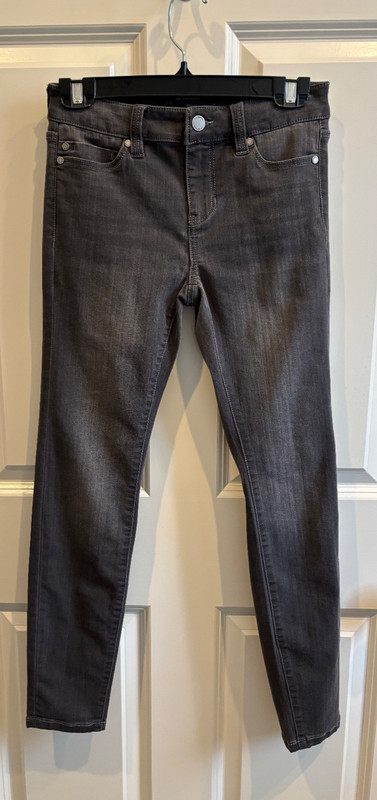 Liverpool Los Angeles Jeans Womens 0/25 Gray Skinny Eco Meteorite Wash 