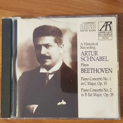 ARTUR SCHNABEL plays beethoven piano 1&2 EX/VG+ (CD Album, Klassik, Arabesque) - Bild 1 von 4