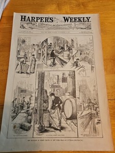 (NY15) The Blockade Of Street Travel In New York(1881)