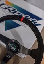 Greddy Boost Brigade X Karuma Limited Steering Wheel 350mm-black Suede Wblack Greddy Boost Brigade X Karuma Limited Steering Wheel 350mm-black Suede Wblack