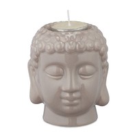 Buddha Teelichthalter, Buddha Figur, Deko-Buddha, Teelichterhalter, Buddha Kopf