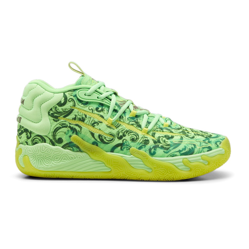 PUMA Mb.03 La France Basketball  Mens Green Sneakers Athletic Shoes 37923301