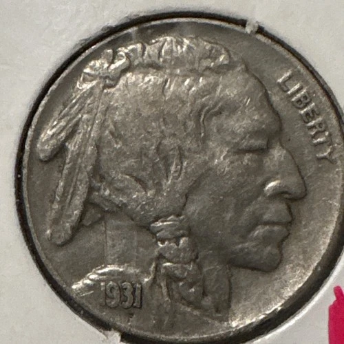 Choice 1931-S Buffalo Nickel Low Mintage (1,200,000) key date Xf+