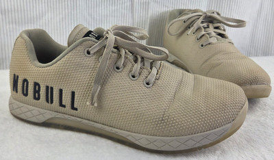 NOBULL Outwork Trainers Men s Size 9.5 Tan CrossFit Gym Workout Shoes
