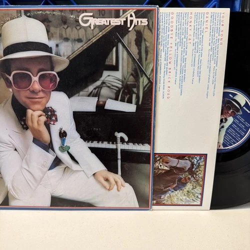 Elton John Greatest Hits LP Vinyl Record Album MCA 2128 First Press 1974 (VG+)