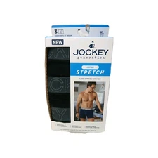 Jockey Generation Boxer Briefs 6" Inseam XL 40 - 42" 3 Pack Cotton Stretch Mens