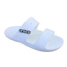 NWT Crocs Classic Slide Sandals Women Size w7 m5 White Double Strap