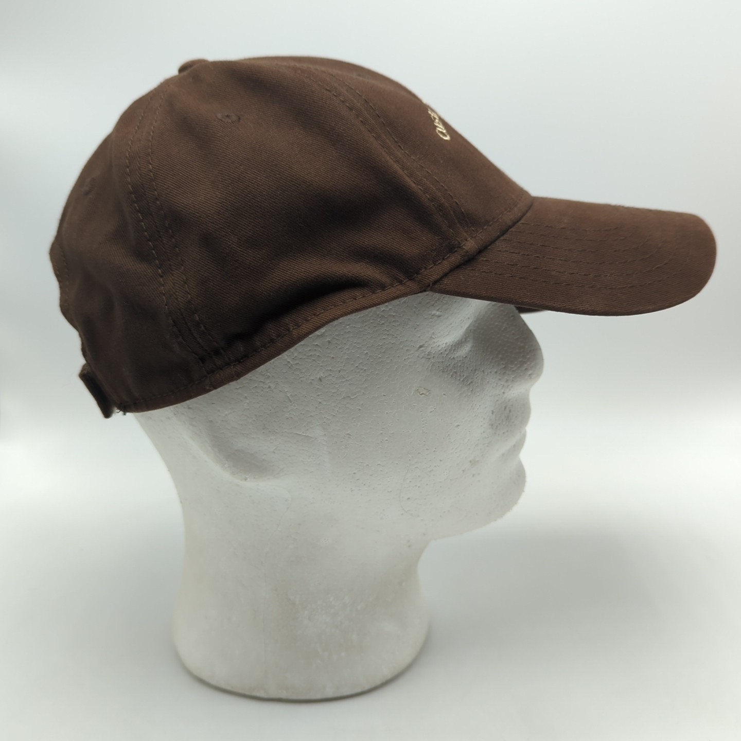 Custom Agri Systems hat brown adjustable cotton c… - image 4