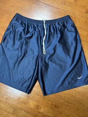 Nike Basketball Shorts Men s Size XL Shinny Dazzle Shimmer Blue Silky