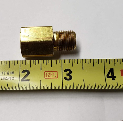 #ad New AR Blue Clean Unloader Connection Adapte 1 4quot;F BSP x 1 4quot;M NPT Brass $48.98