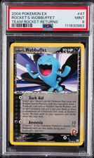 2004 POKEMON EX TEAM ROCKET RETURNS #47 ROCKET'S WOBBUFFET PSA 9 on eBay