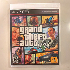 Grand Theft Auto V PS3, 2013 CASE ONLY w Map Manual Inserts
