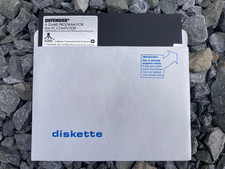 Defender for IBM PC 1983 Atari(ATARISOFT) EXCESS 5 1/4 DISKS 10 Disks