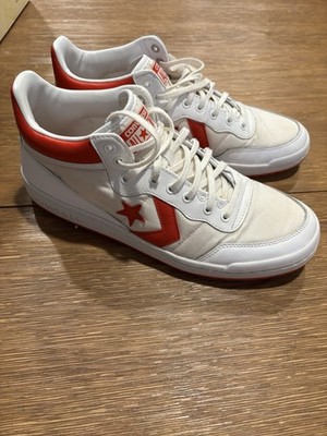 Converse Fastbreak 83 Mid White/Casino Red Size 9 Mens 10.5 Womens US 2999