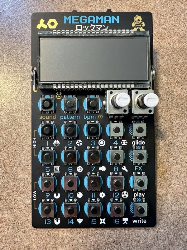 Teenage Engineering Pocket Operator PO-128 Mega Man Capcom Tested Working