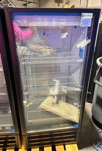 2020 EXCELLENCE INDUSTRIES VR-10-HC 25 5/8" GLASS DOOR MERCHANDISER COOLER
