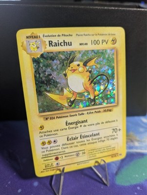 Pokemon Karte - Raichu Holo Rare 36/108 XY Evolutions Set - FRA LP