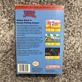NES Kirby&rsquo;s Adventure 100% Complete in Box CIB with Inserts! (Nintendo, 1993)🔥