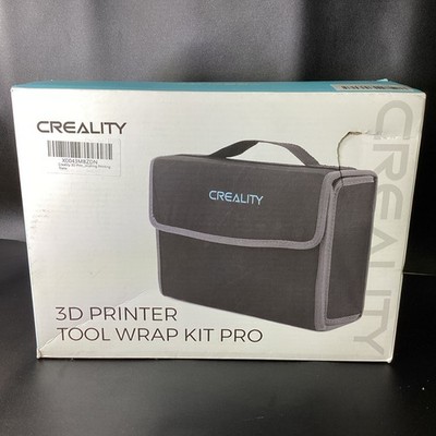 CREALITY 3D PRINTER TOOL KIT 74PCS 3D PRINTING TOOL WRAP KIT ASSEMBLY - BLACK