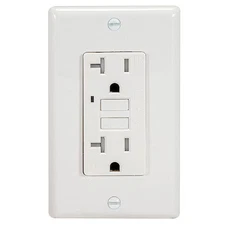 Gfci Receptacle, General Purpose, 2-Poles,  62175