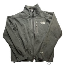 The North Face Jacket Mens Large Black Apex Bionic Softshell Fleece Lined Hiking
