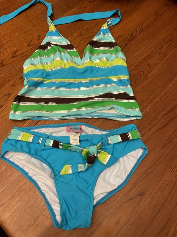Beach Native Girls Swimsuit Plus Size 2- Piece 12 1/2