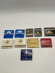 Lot Of 10 Vintage Advertising Matchbooks Las Vegas Casinos Hotels Most Unstruck