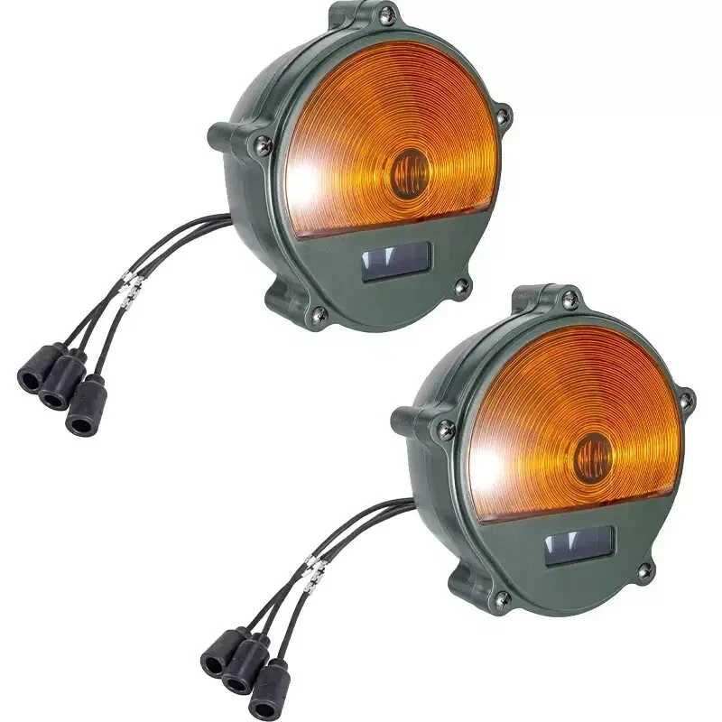 Nueva luz delantera compuesta ámbar 24V Humvee willys Jeep M151 A2 M35 11614156 Foto 4 de 4