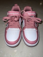 Womens Champion Arena Power Sneakers White Pink LaceUp Athletic Shoes Size 6 NEW