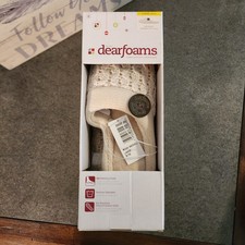 Dearfoams Slip On Womens Sandshell Sweater Knit Clog Large 9-10