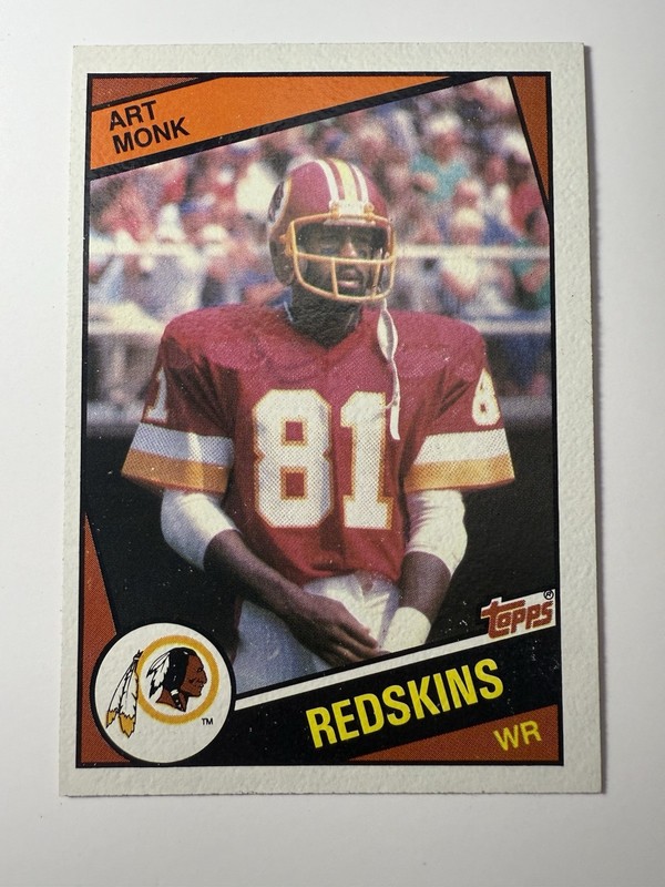 1984 Topps Art Monk #384 Washington Redskins