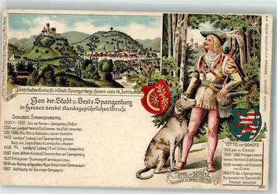 13510050 - 3509 Spangenberg Veste Spangenberg coat of arms Landgrave Otto der Schuetz
